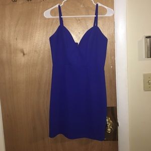 Royal blue NBD dress